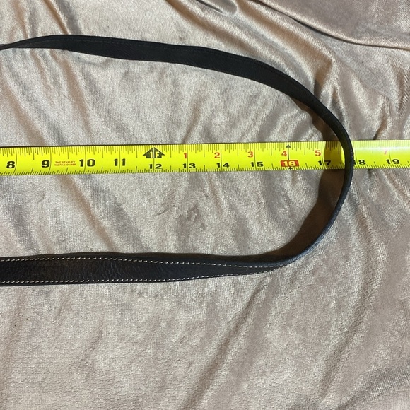 🆕 Fossil Castlehill Satchel Pebble Black Leather Handbag - Picture 12 of 16